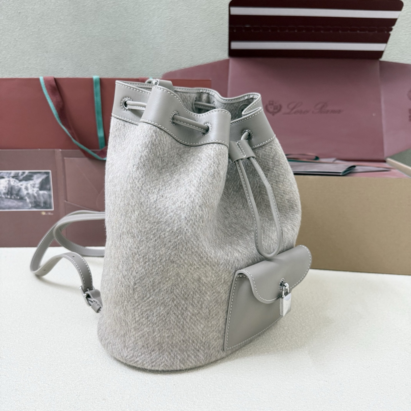 L0r0 P1ana Extra Drawstring Backpack L27 25x27x14 cm