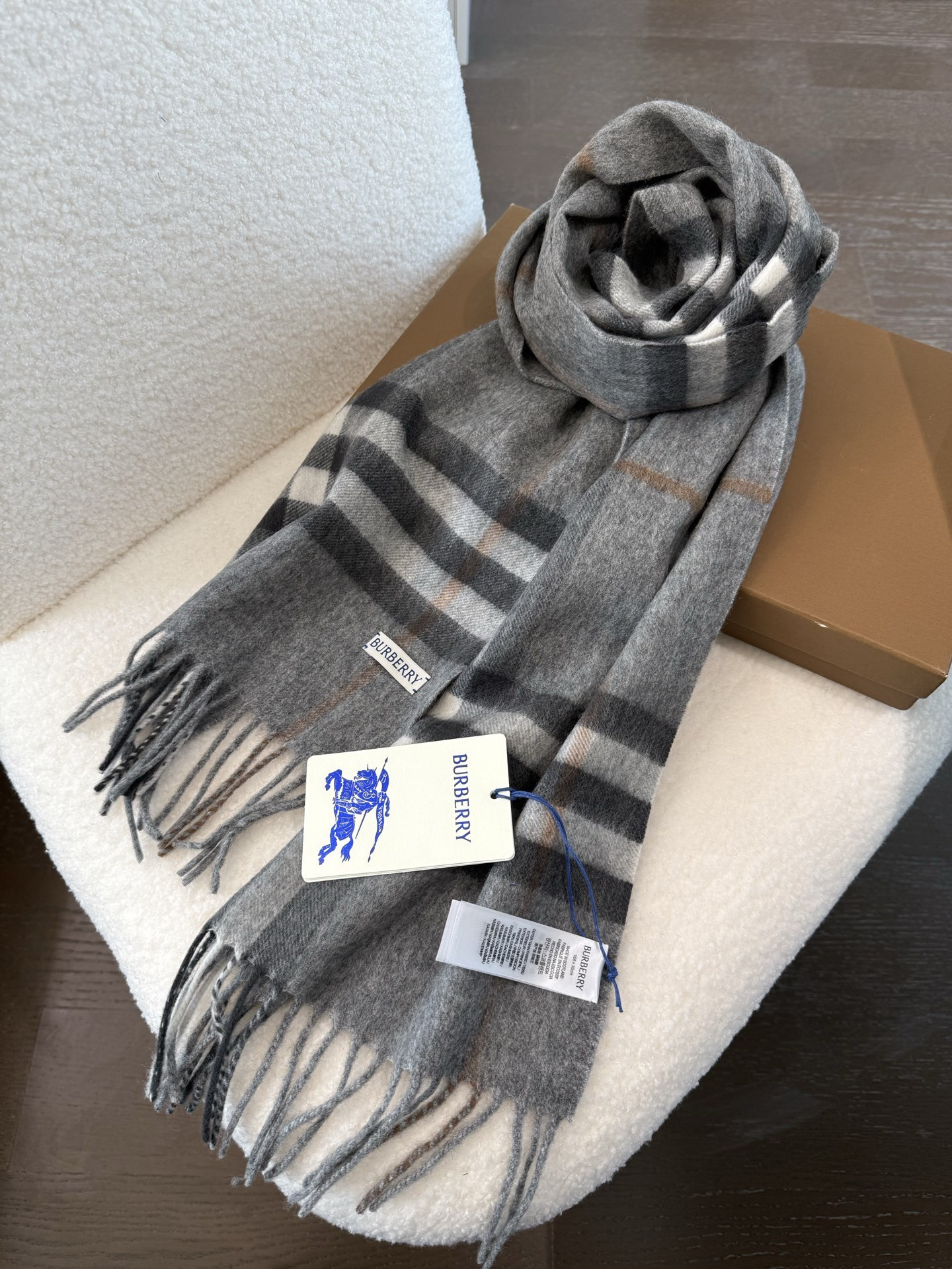 Bv*b*rry scarf 30x180cm