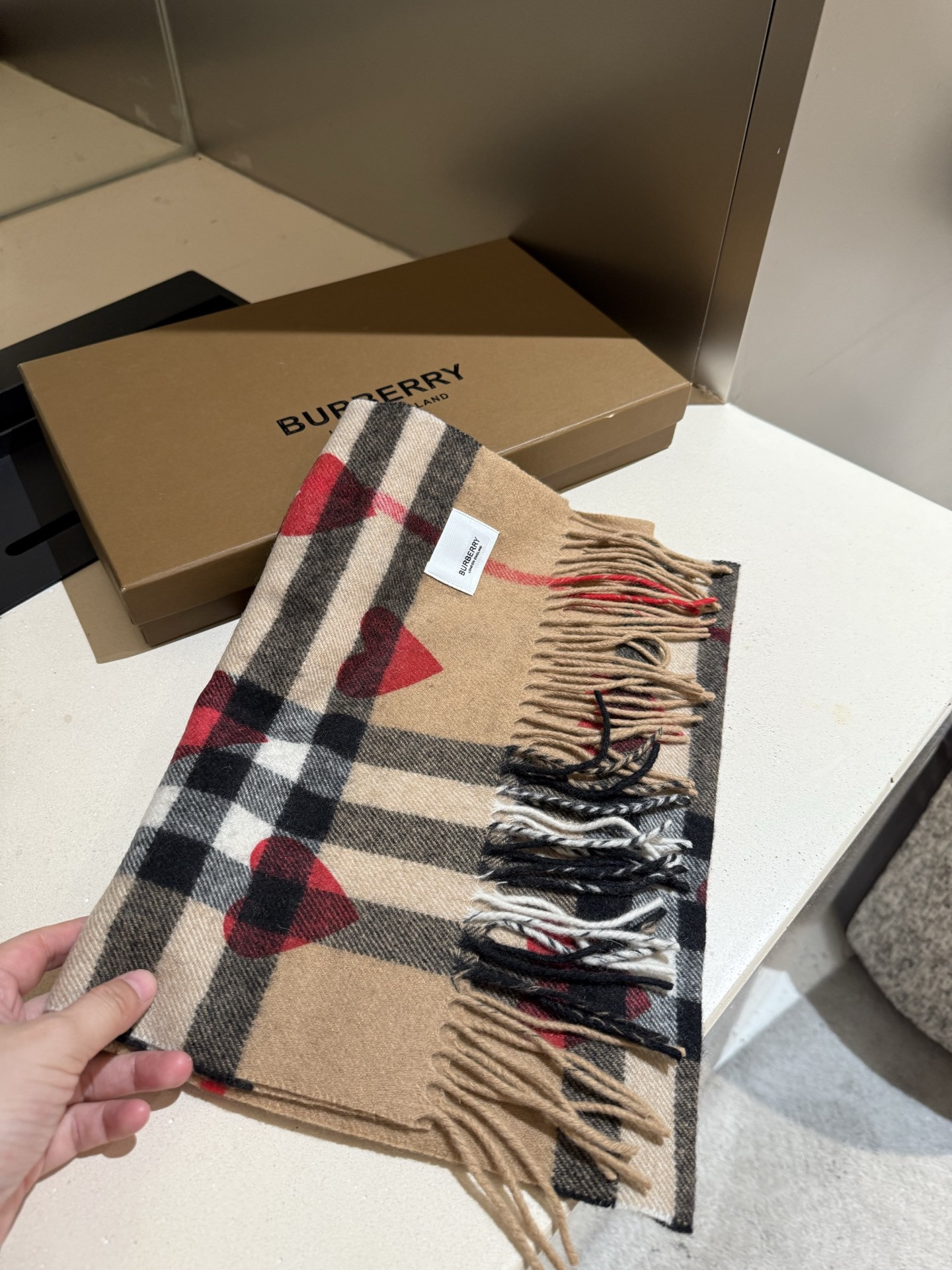 Bv*b*rry scarf 30x180cm