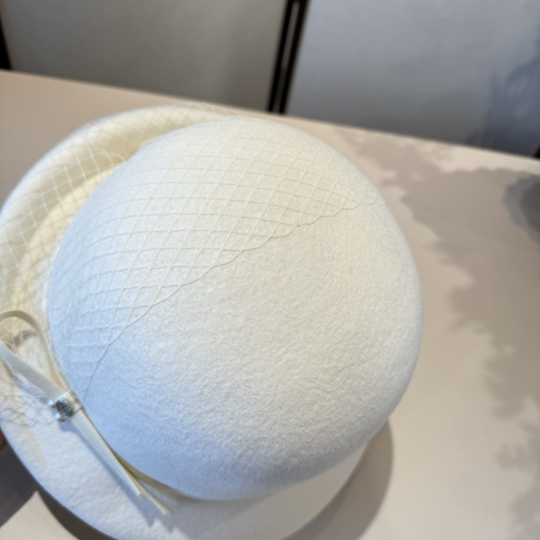 Miu Miu Wool Felt Hat 57cm Head Circumference