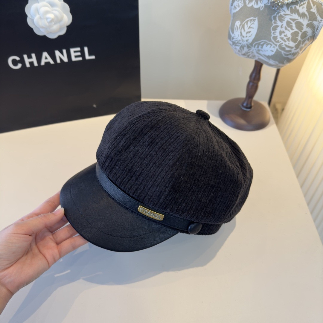 Chanel Newsboy Cap 57cm Head Circumference