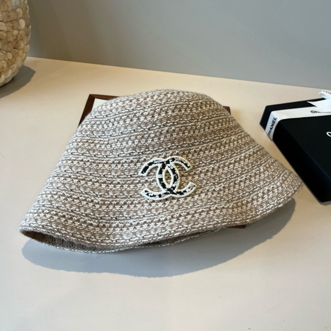 Chanel Knit Bucket Hat