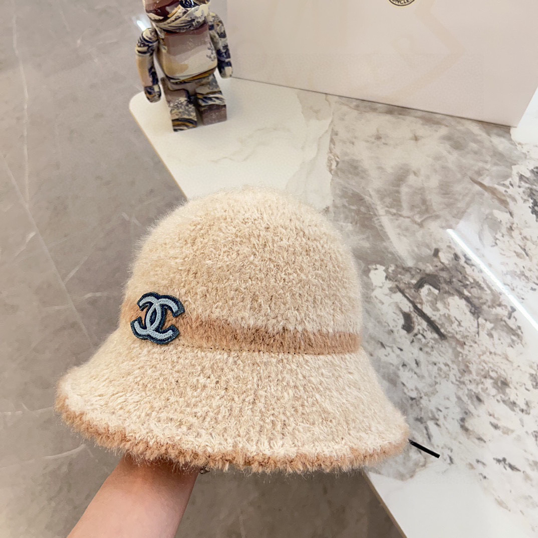 Chanel Knit Bucket Hat