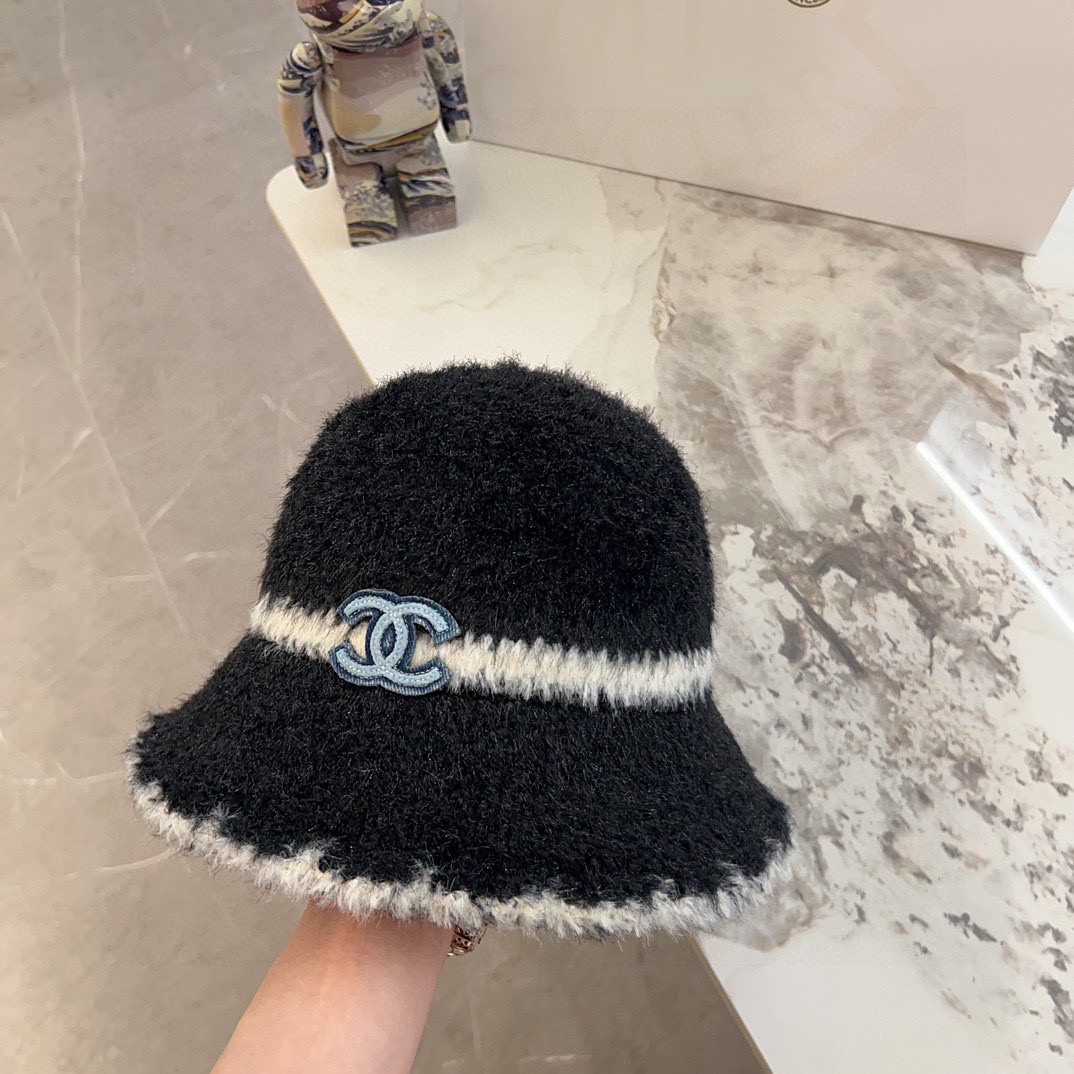 Chanel Knit Bucket Hat