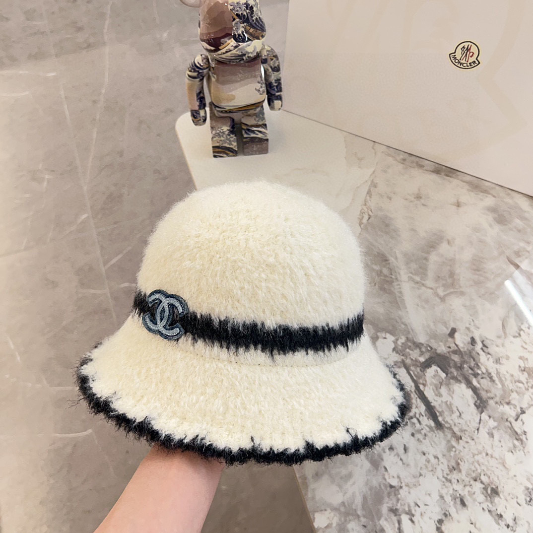 Chanel Knit Bucket Hat