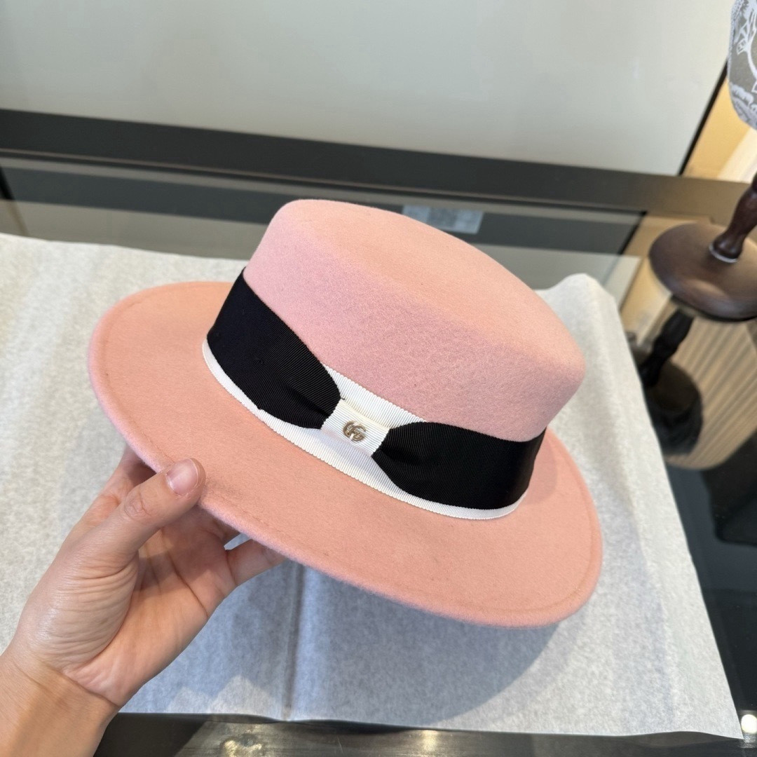 Gucci Wool Felt Hat 57cm Head Circumference