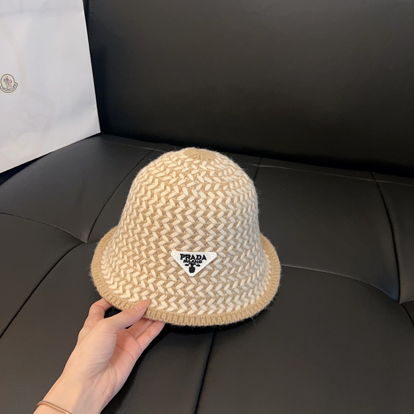 Prada Knit Bucket Hat