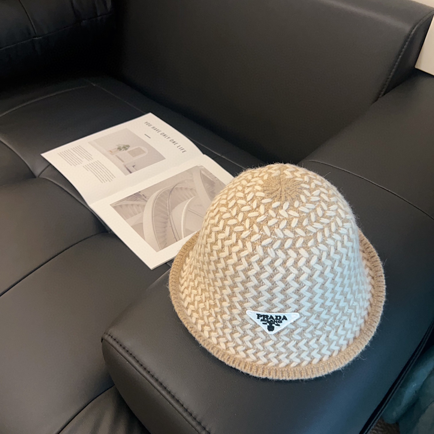 Prada Knit Bucket Hat