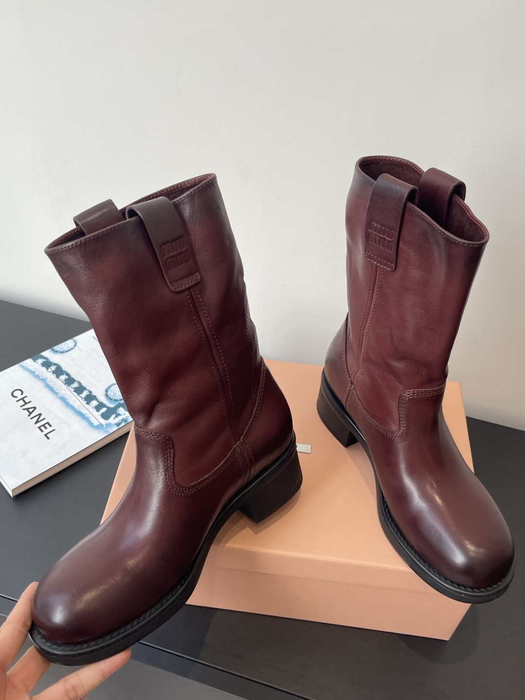 UA Miu Miu Ankle Boots