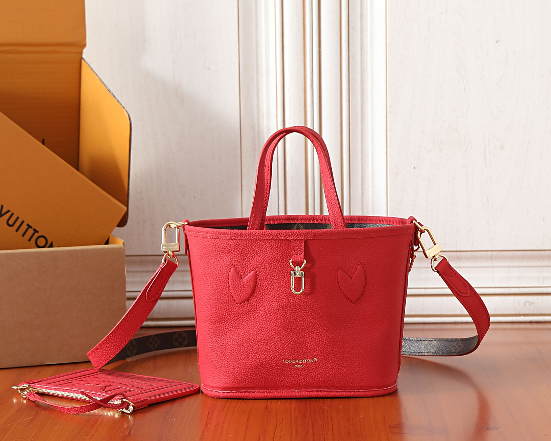 LV NEVERFULL INSIDE OUT BB Handbag M28318 16.5x11x26.5cm