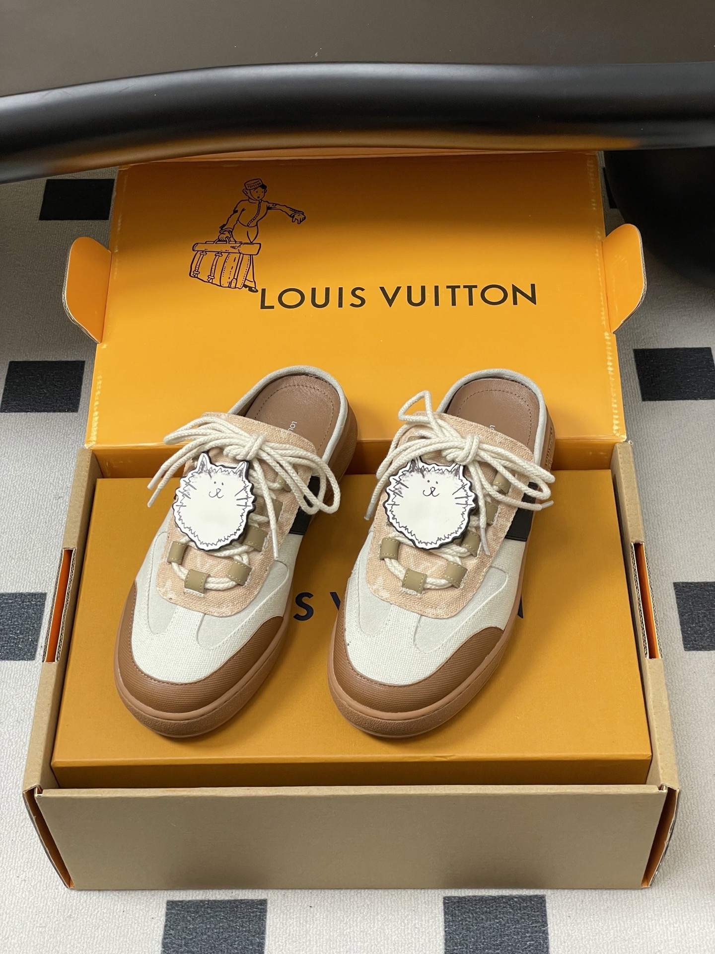 UA LV LOUS Open-Heel Sneakers