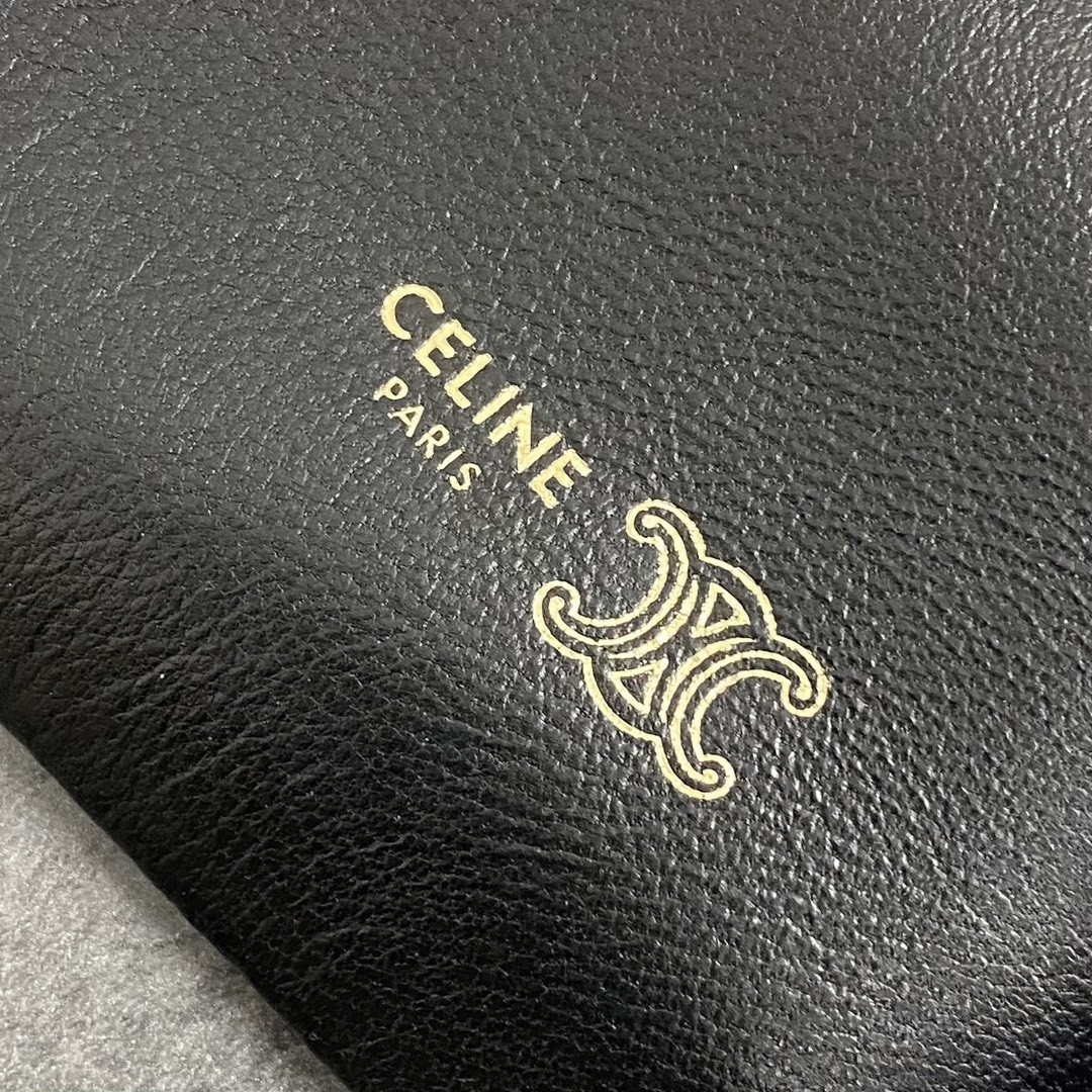 Celine Small Crystal Pouch in Lambskin 29x32x0.5cm