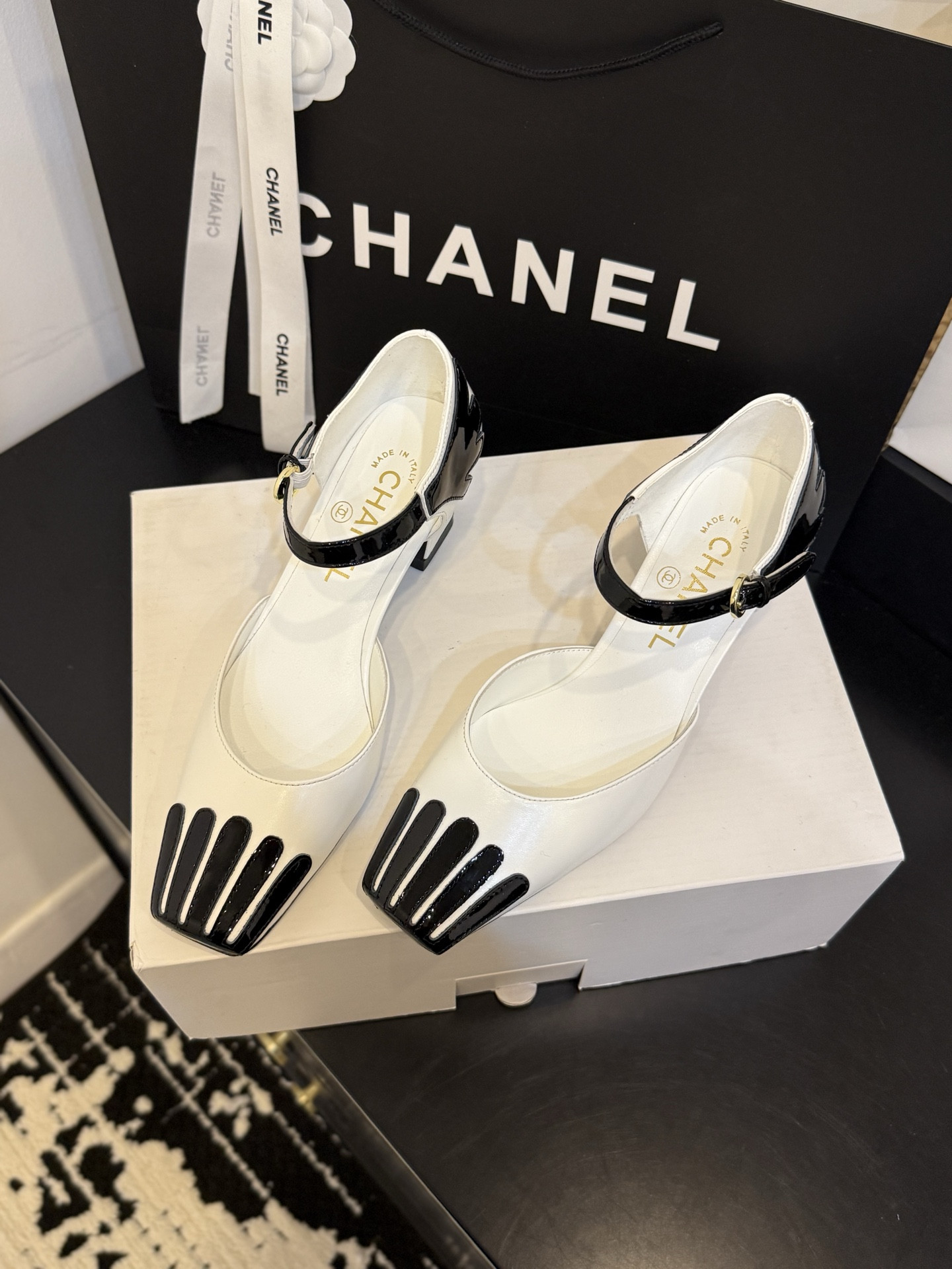 UA Chanel Mary Janes