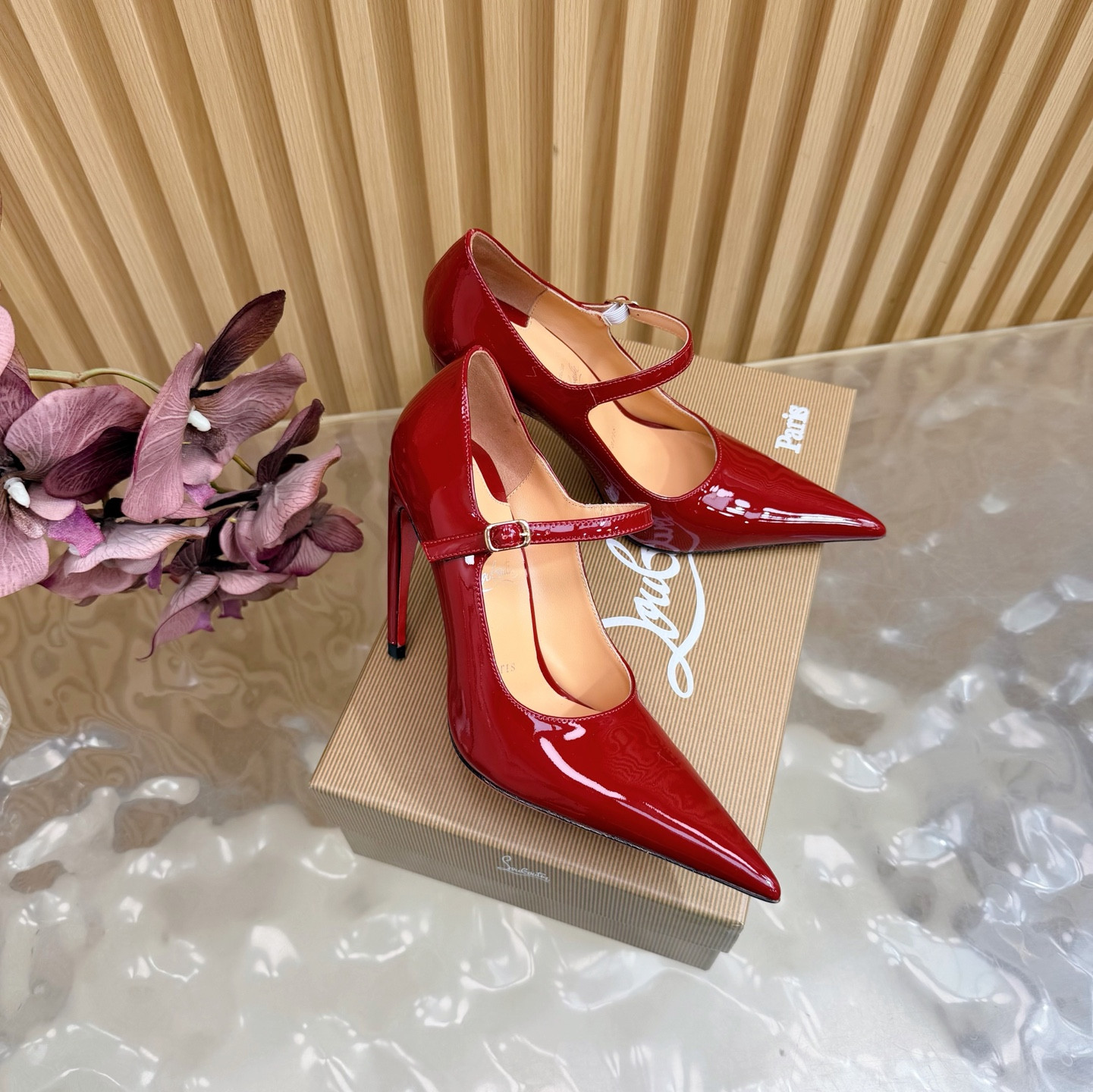 UA Christian Louboutin Mary Jane Pumps 15cm Heel