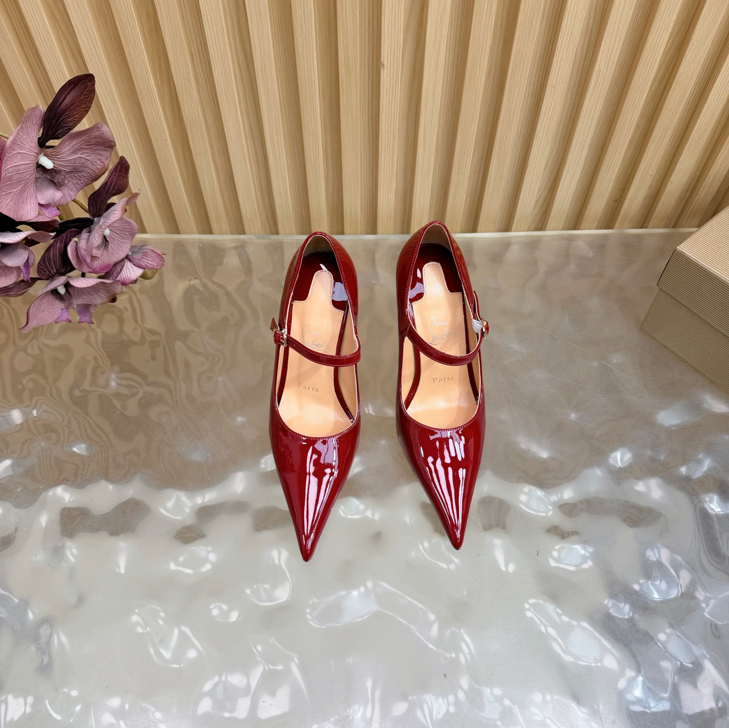 UA Christian Louboutin Mary Jane Pumps 15cm Heel