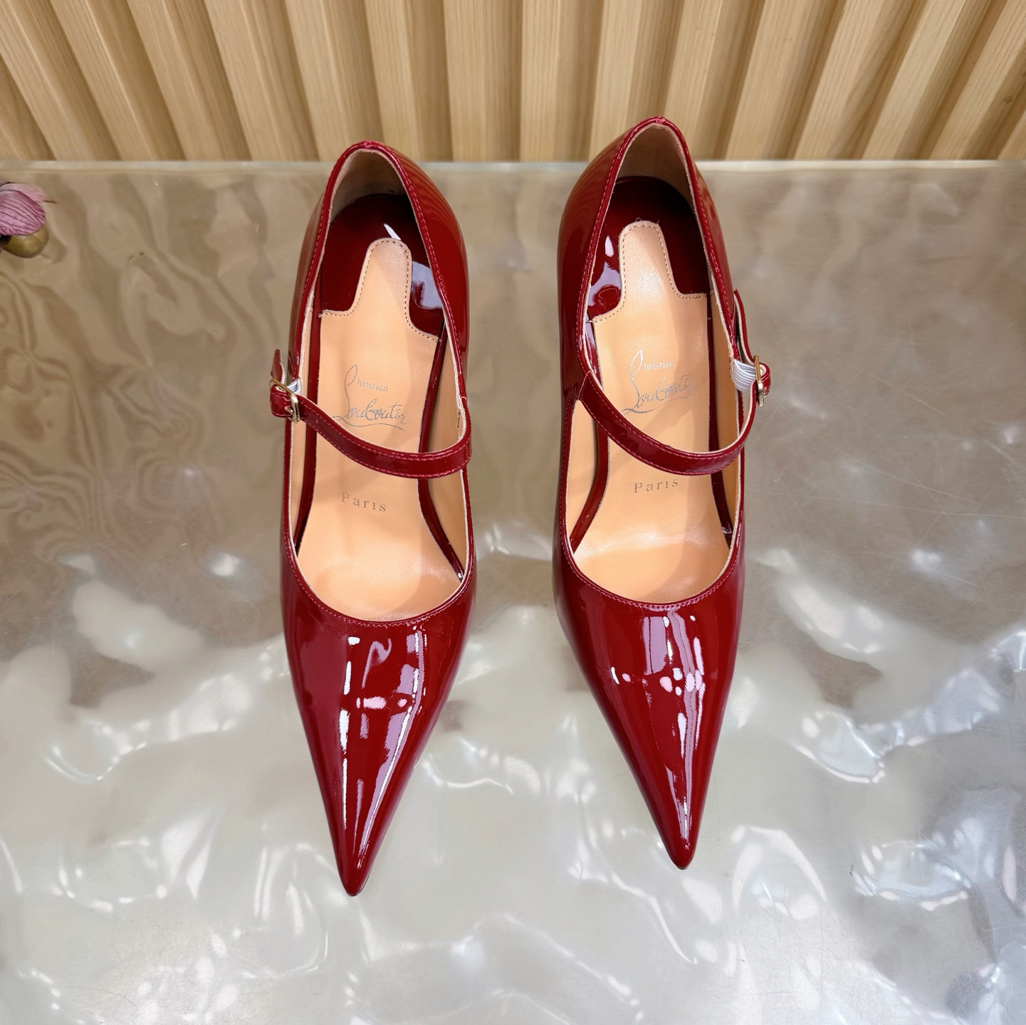 UA Christian Louboutin Mary Jane Pumps 15cm Heel