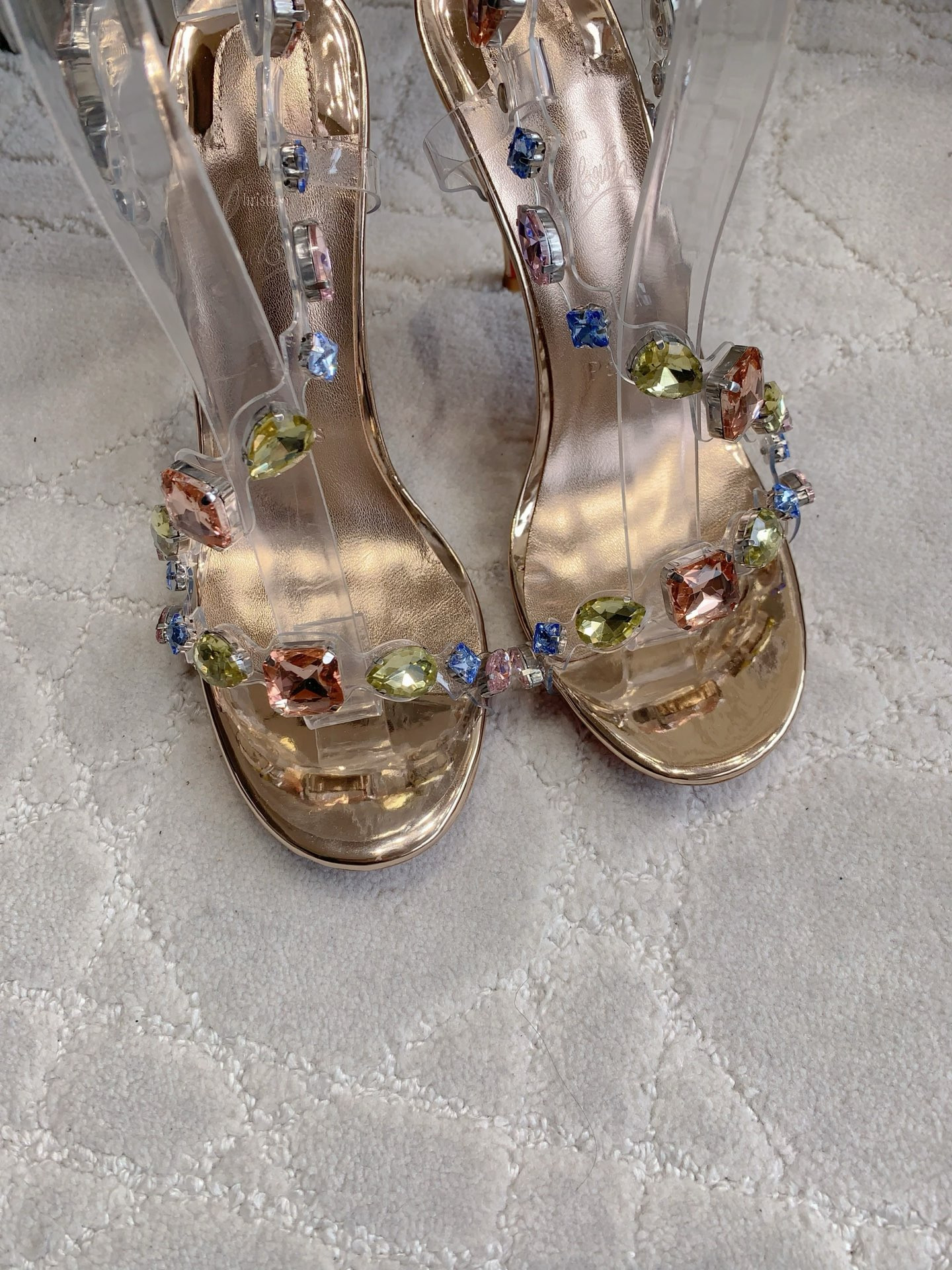 UA Christian Louboutin Rosa Z Jewel 9.5cm Heel