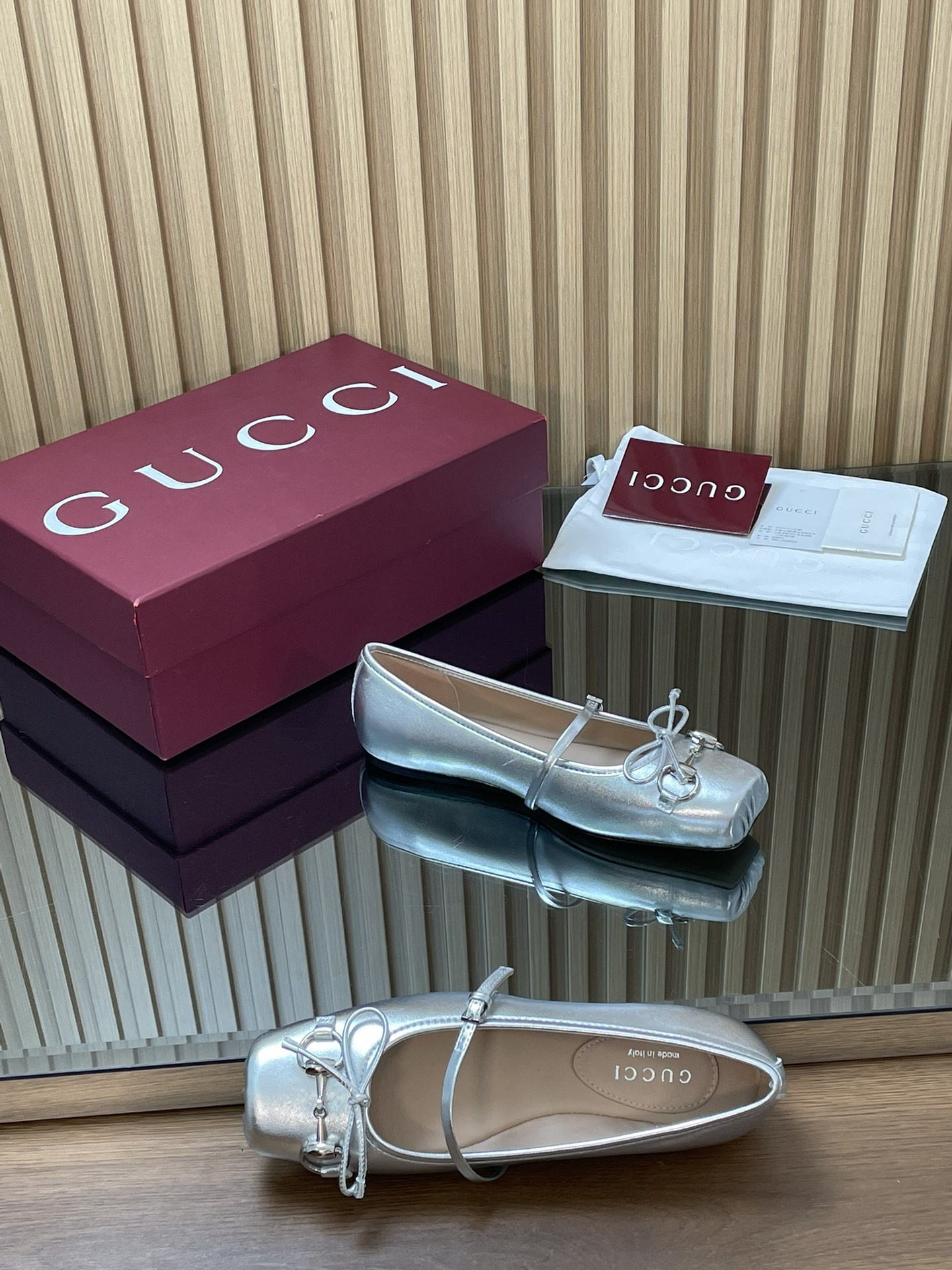 UA Gucci Horsebit Ballet Flat
