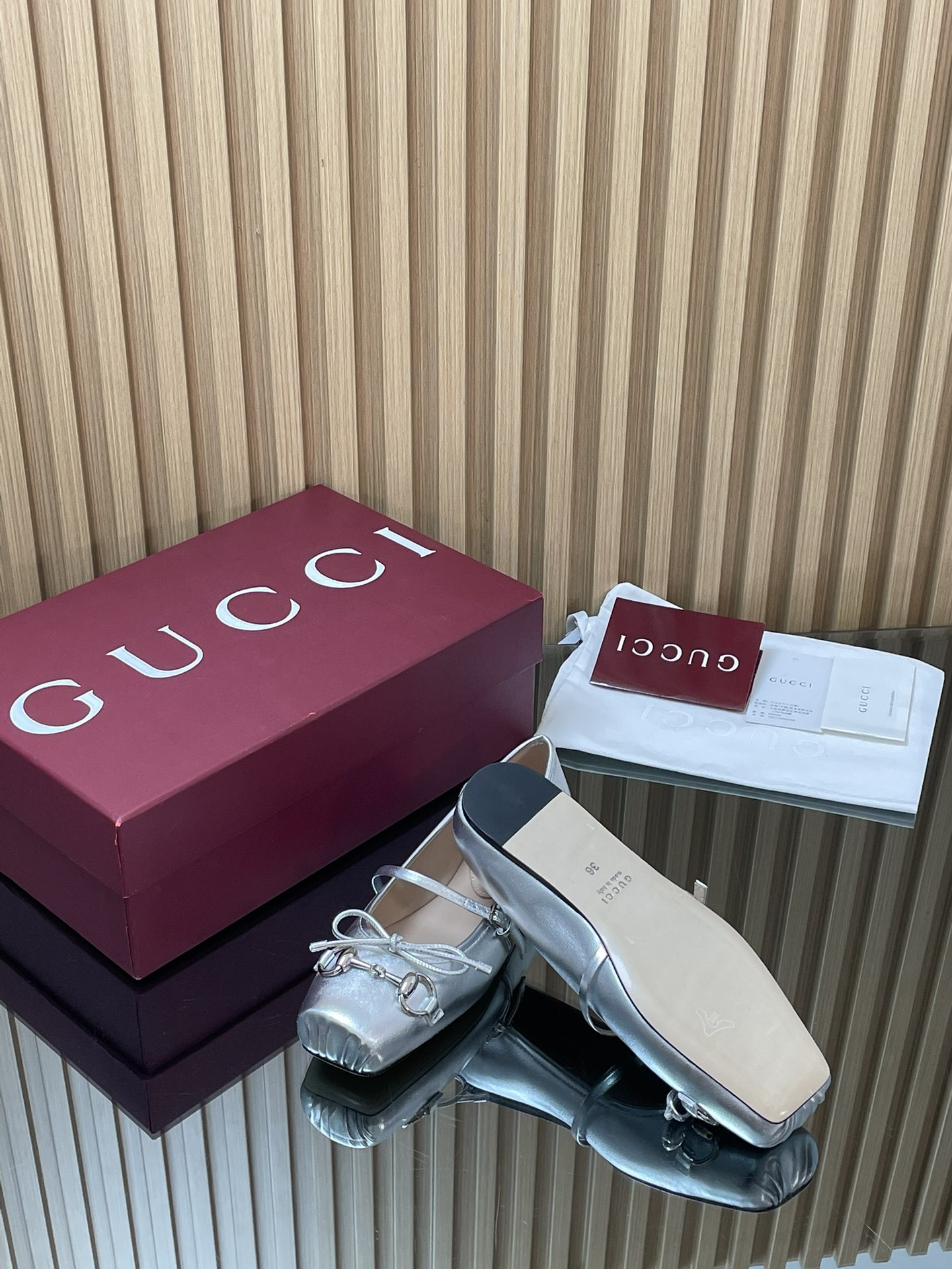 UA Gucci Horsebit Ballet Flat
