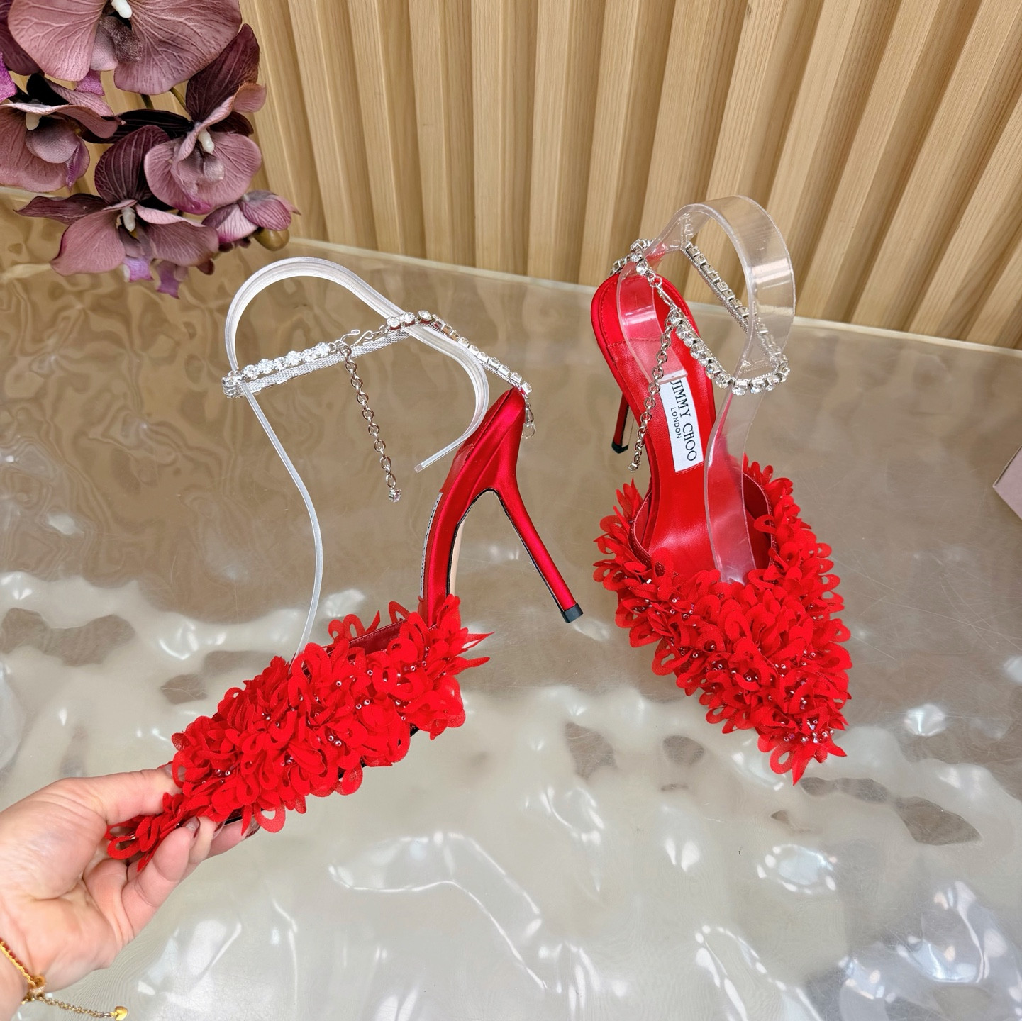 UA Jimmy Choo Saeda 100mm