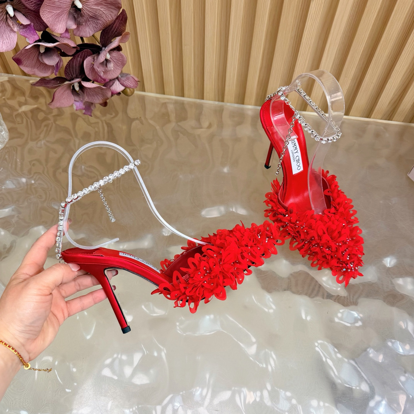 UA Jimmy Choo Saeda 100mm