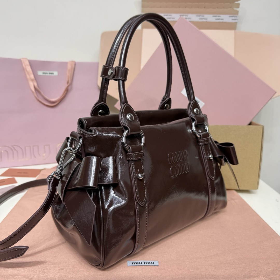 Miu Miu Motorcycle Bag 5BA327 27x22x13cm