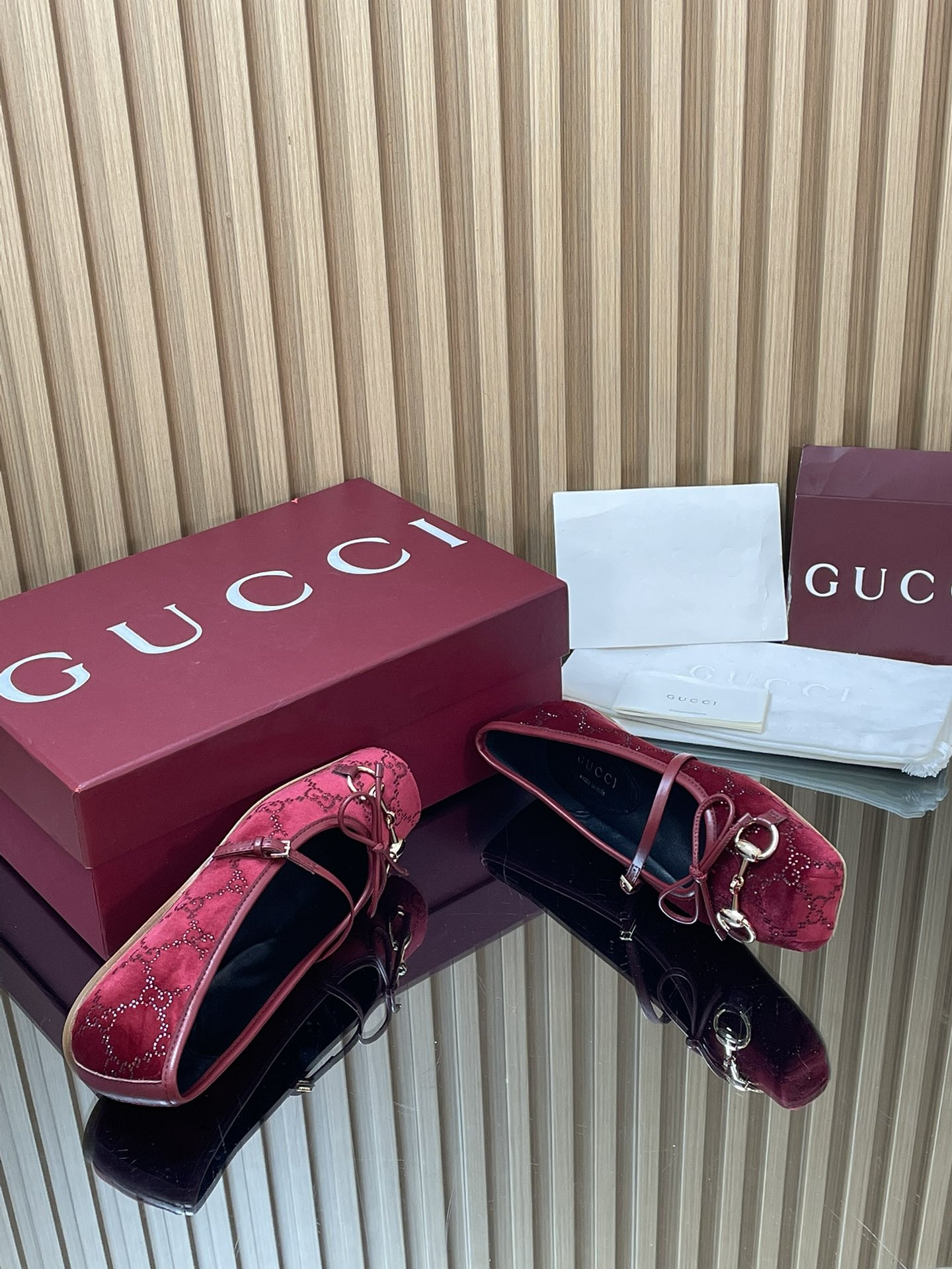 UA Gucci Horsebit Ballet Flat