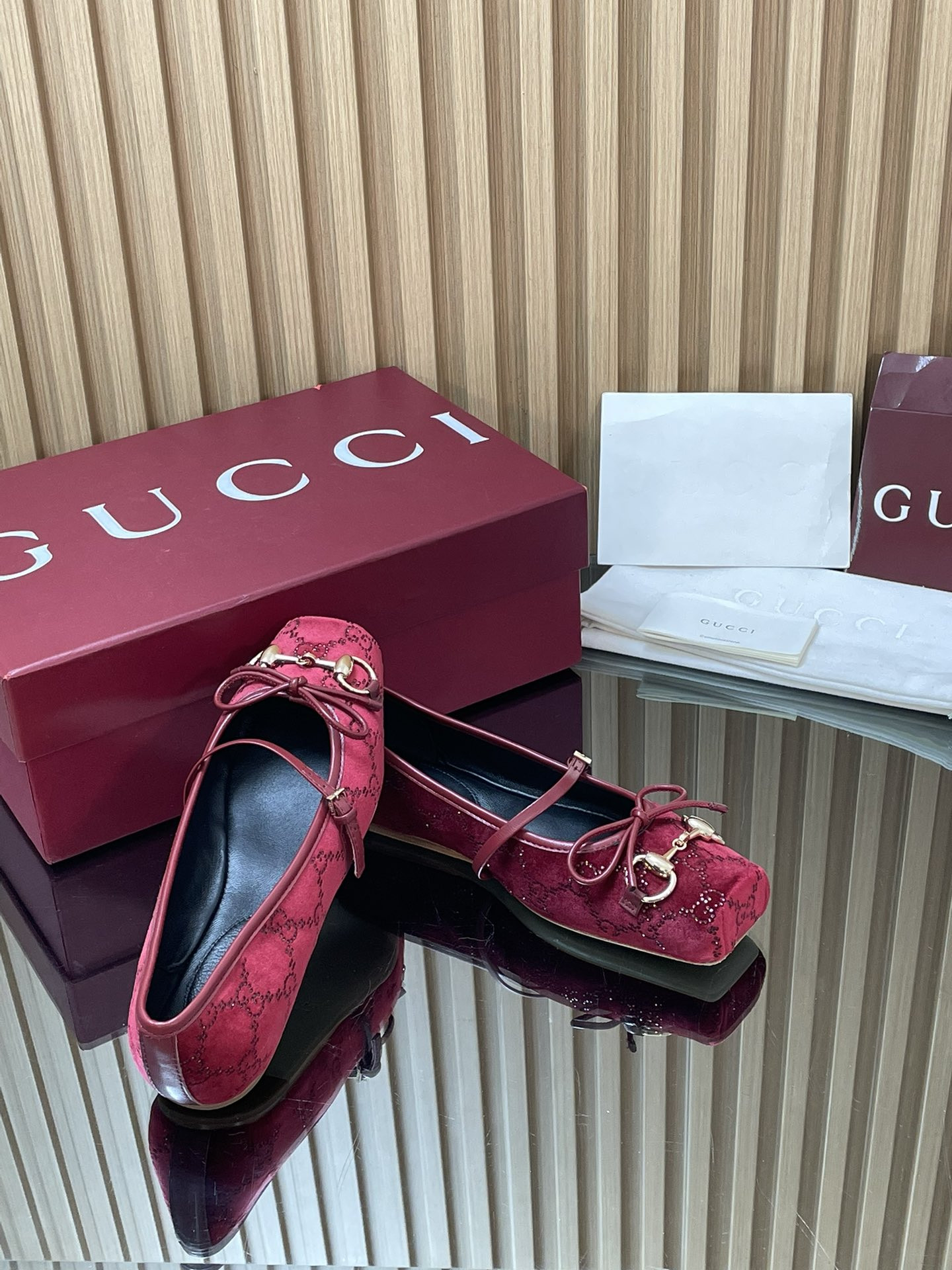 UA Gucci Horsebit Ballet Flat