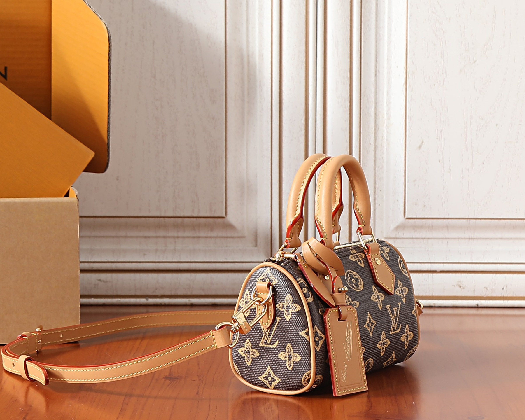 LV NANO SPEEDY Handbag M27610 10x7.5x16cm