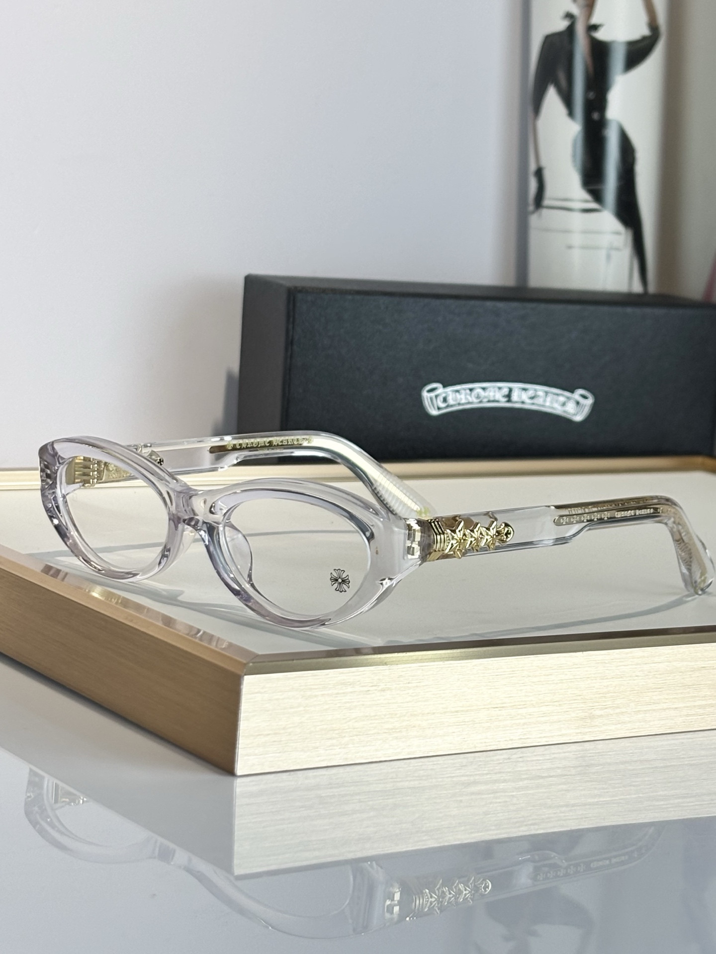 Chrome Hearts Glasses BLASTER 54-20-144