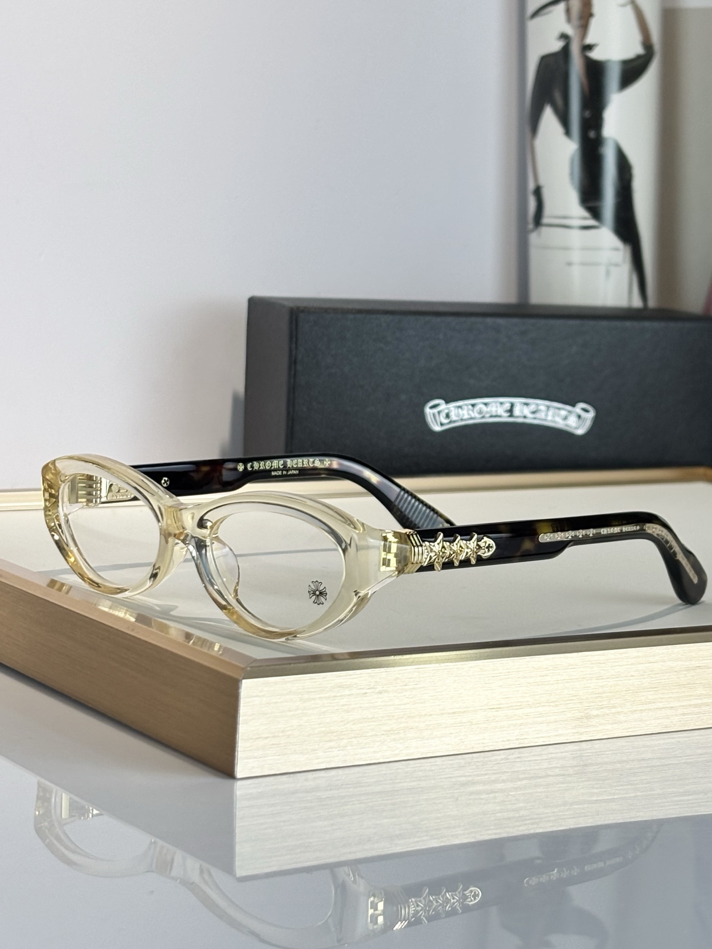 Chrome Hearts Glasses BLASTER 54-20-144