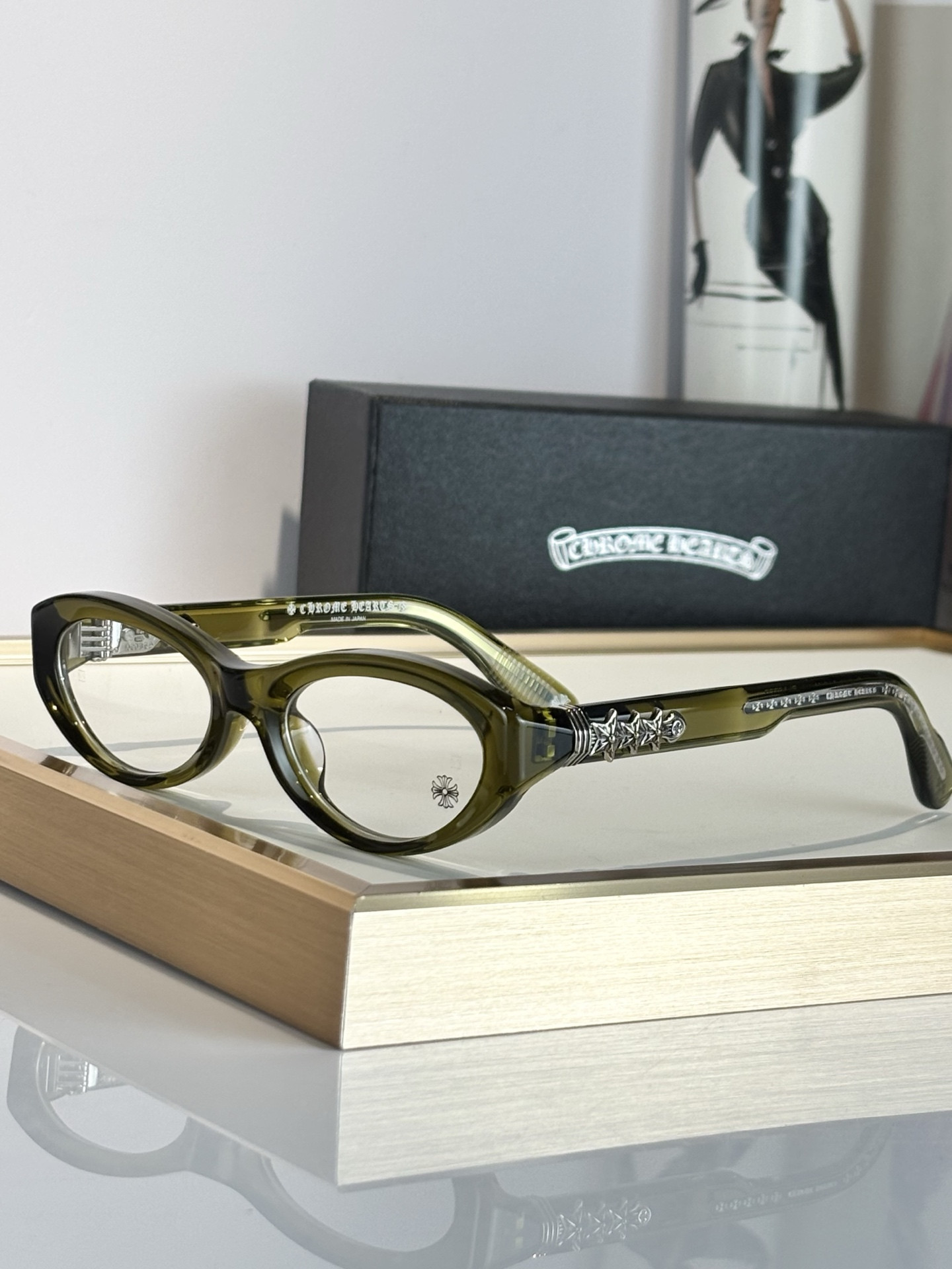 Chrome Hearts Glasses BLASTER 54-20-144