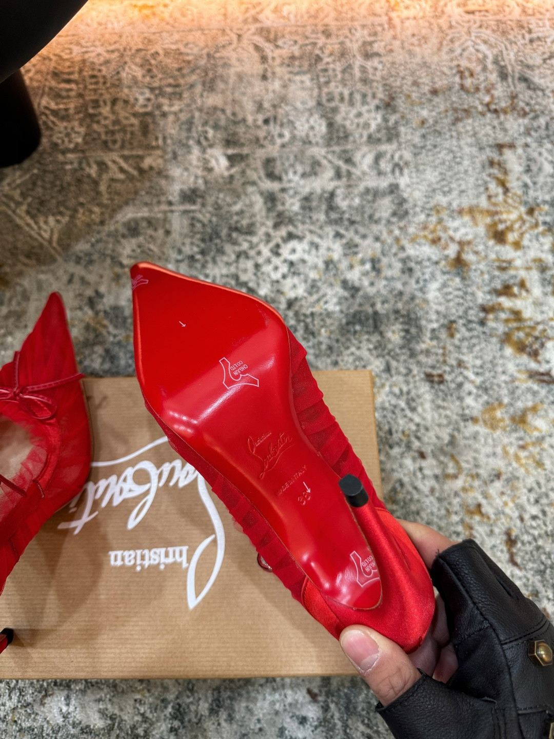 UA Christian Louboutin 105mm Pumps