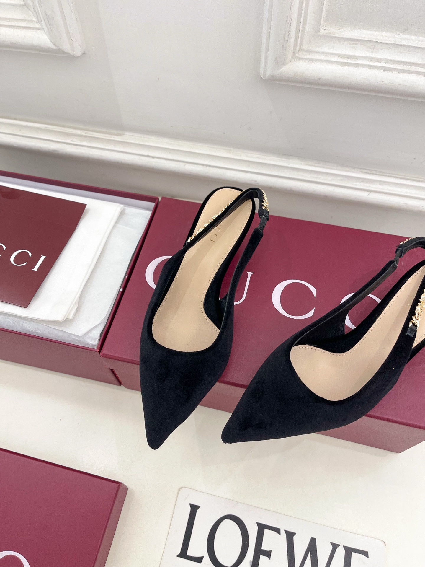 UA Gucci Signoria Slingback Pump