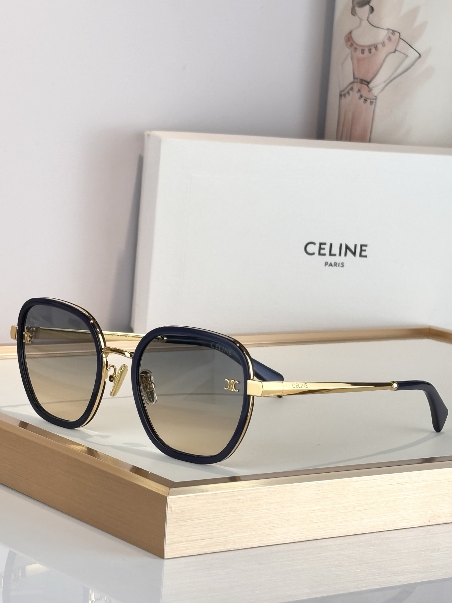 Celine Glasses CL42128U 55-22-145
