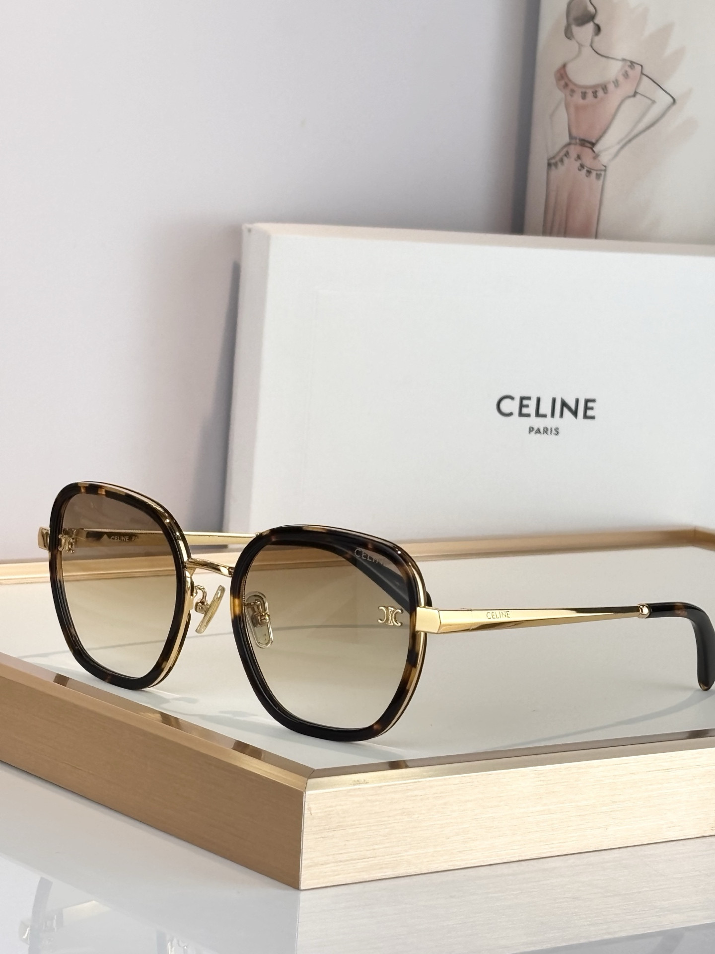 Celine Glasses CL42128U 55-22-145