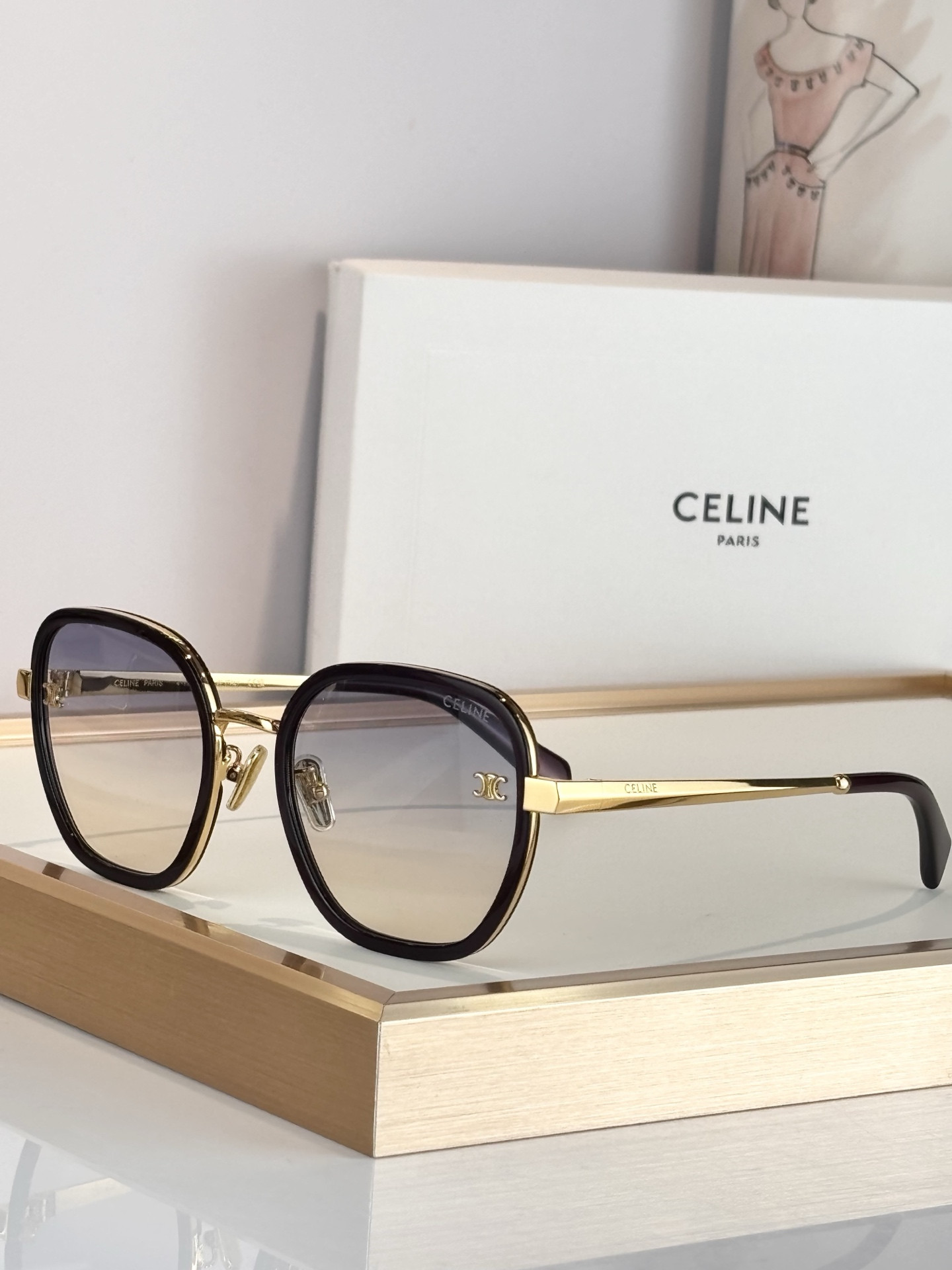 Celine Glasses CL42128U 55-22-145