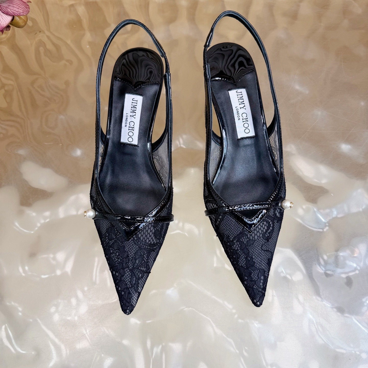 UA Jimmy Choo Amita 45 Slingbacks