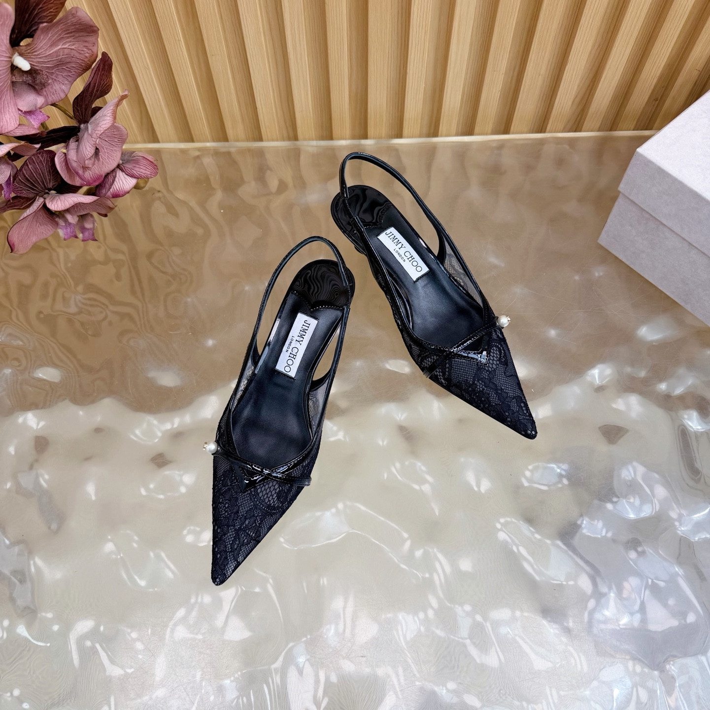 UA Jimmy Choo Amita 45 Slingbacks