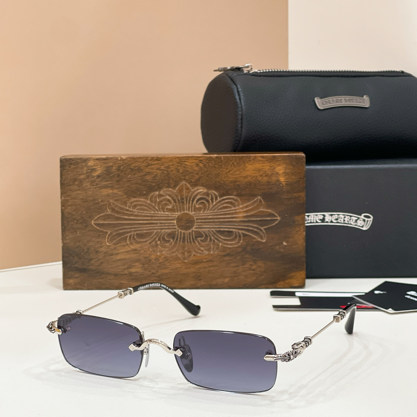 Chrome Hearts Glasses PILES III 55-20-144