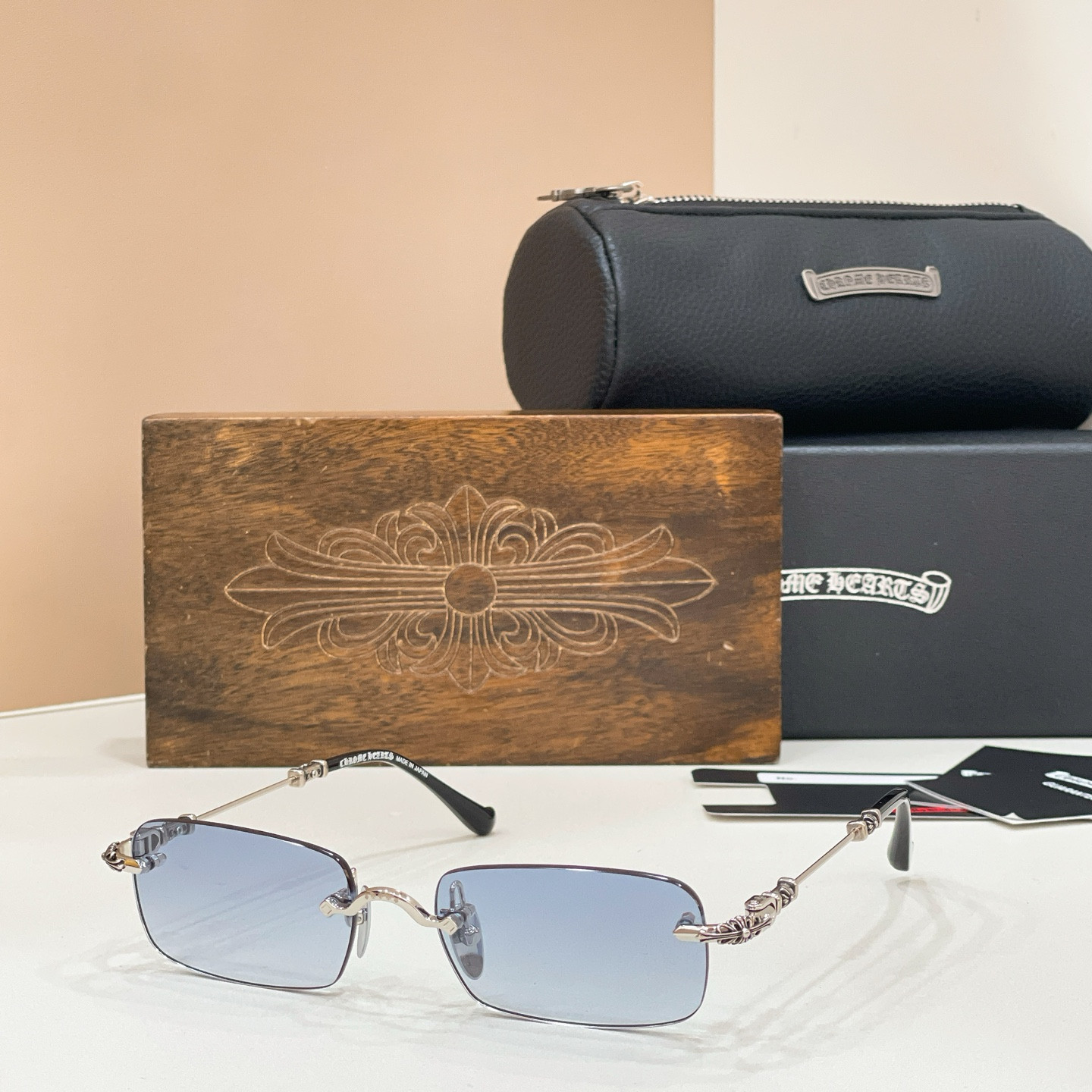 Chrome Hearts Glasses PILES III 55-20-144