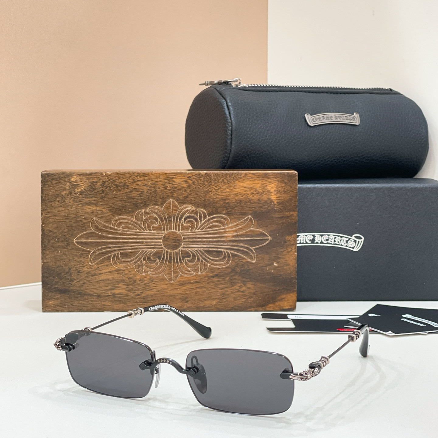 Chrome Hearts Glasses PILES III 55-20-144