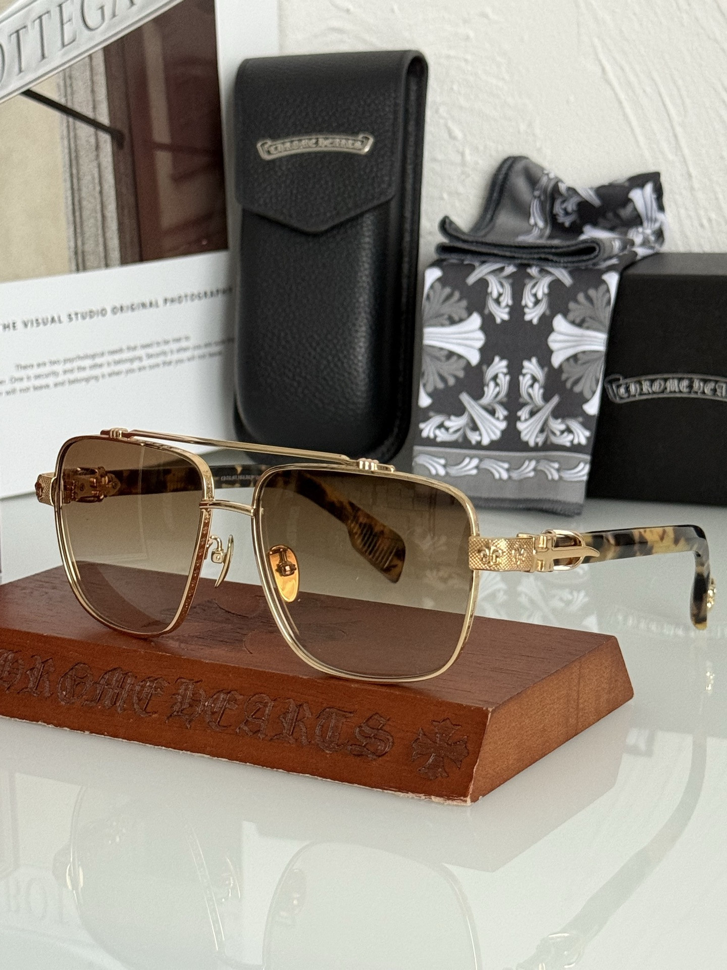 Chrome Hearts Glasses CH8282 60-16-154