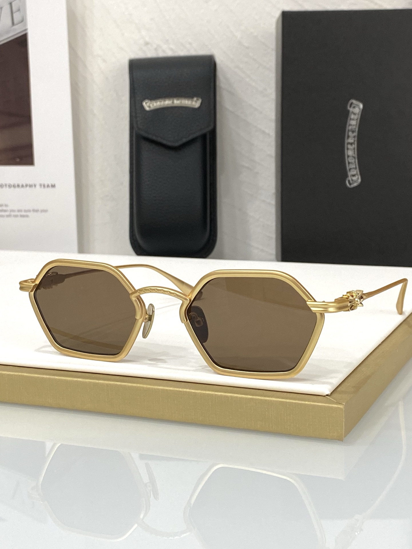 Chrome Hearts Glasses DATASS 54-21-147