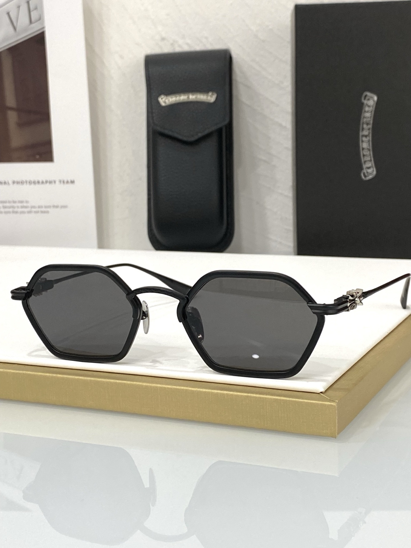 Chrome Hearts Glasses DATASS 54-21-147