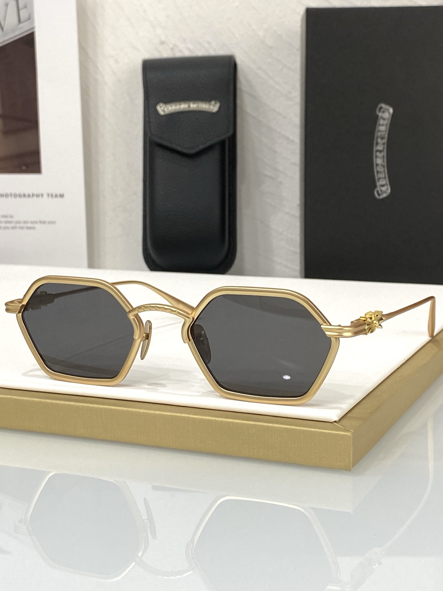 Chrome Hearts Glasses DATASS 54-21-147