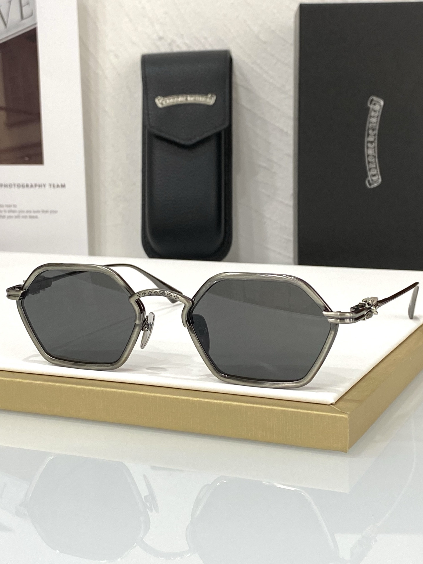 Chrome Hearts Glasses DATASS 54-21-147