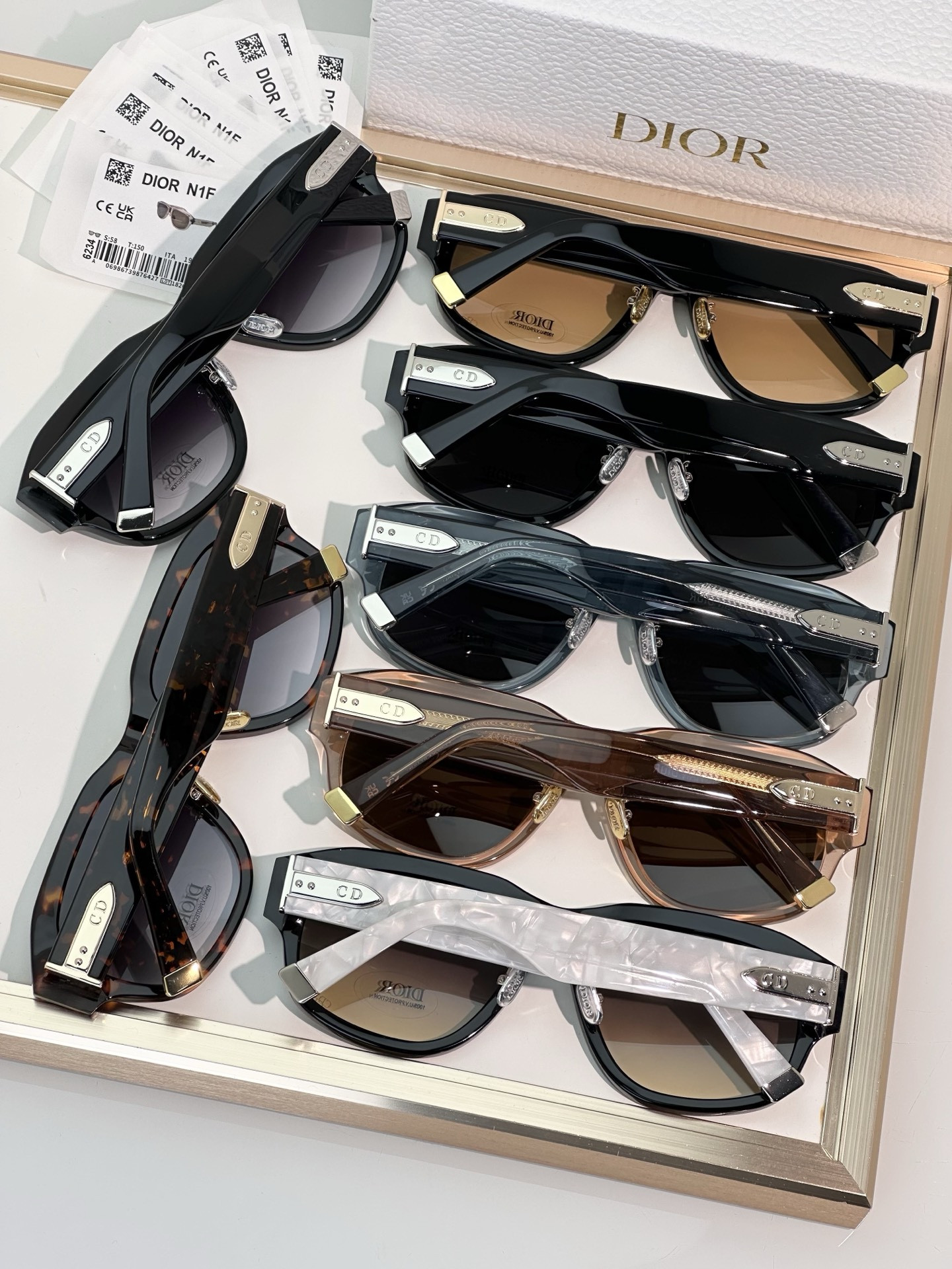 Dior Glasses Midnight N1F 58-19-150