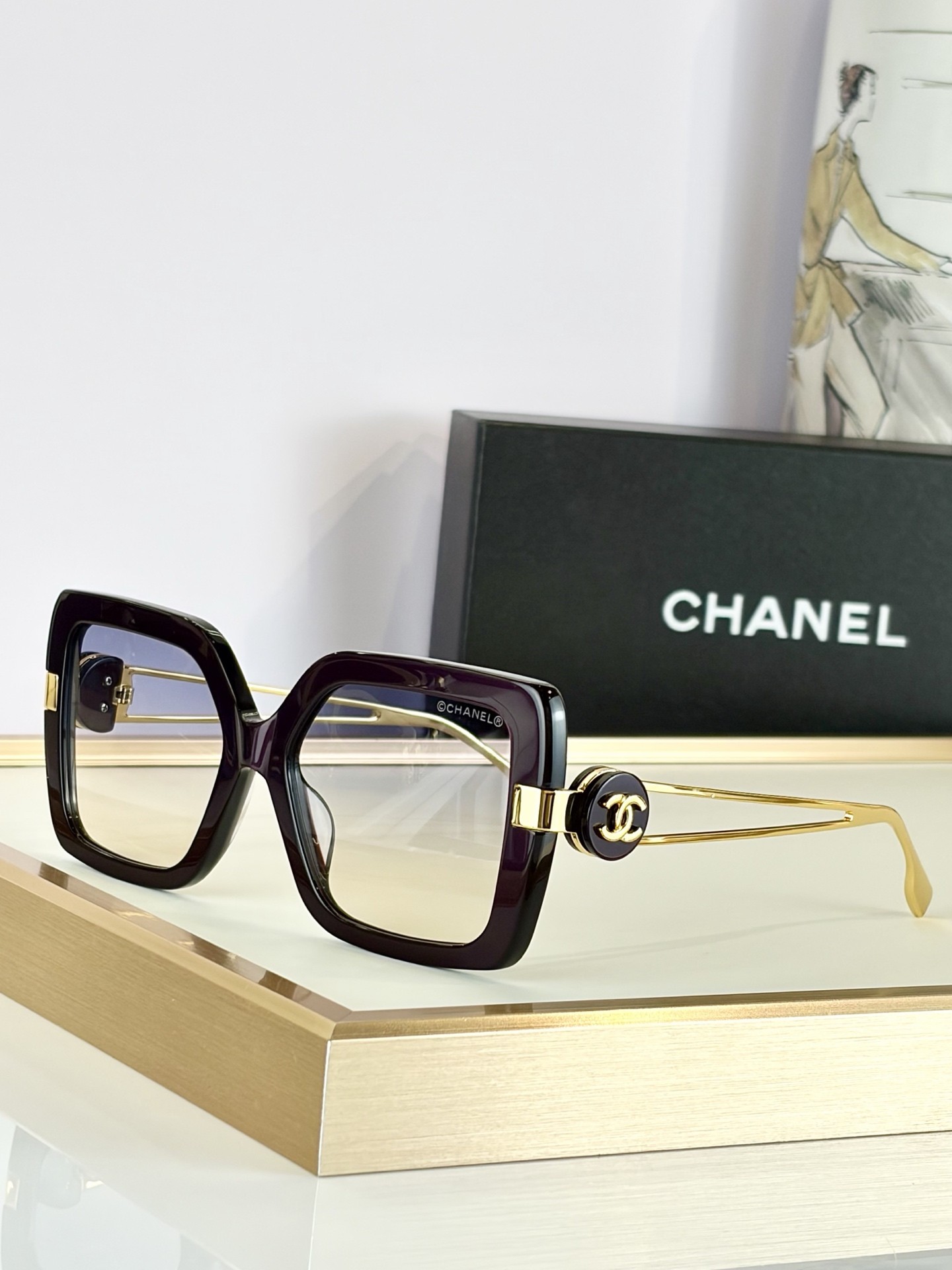 Chanel Glasses CH5512-H 56-18-145