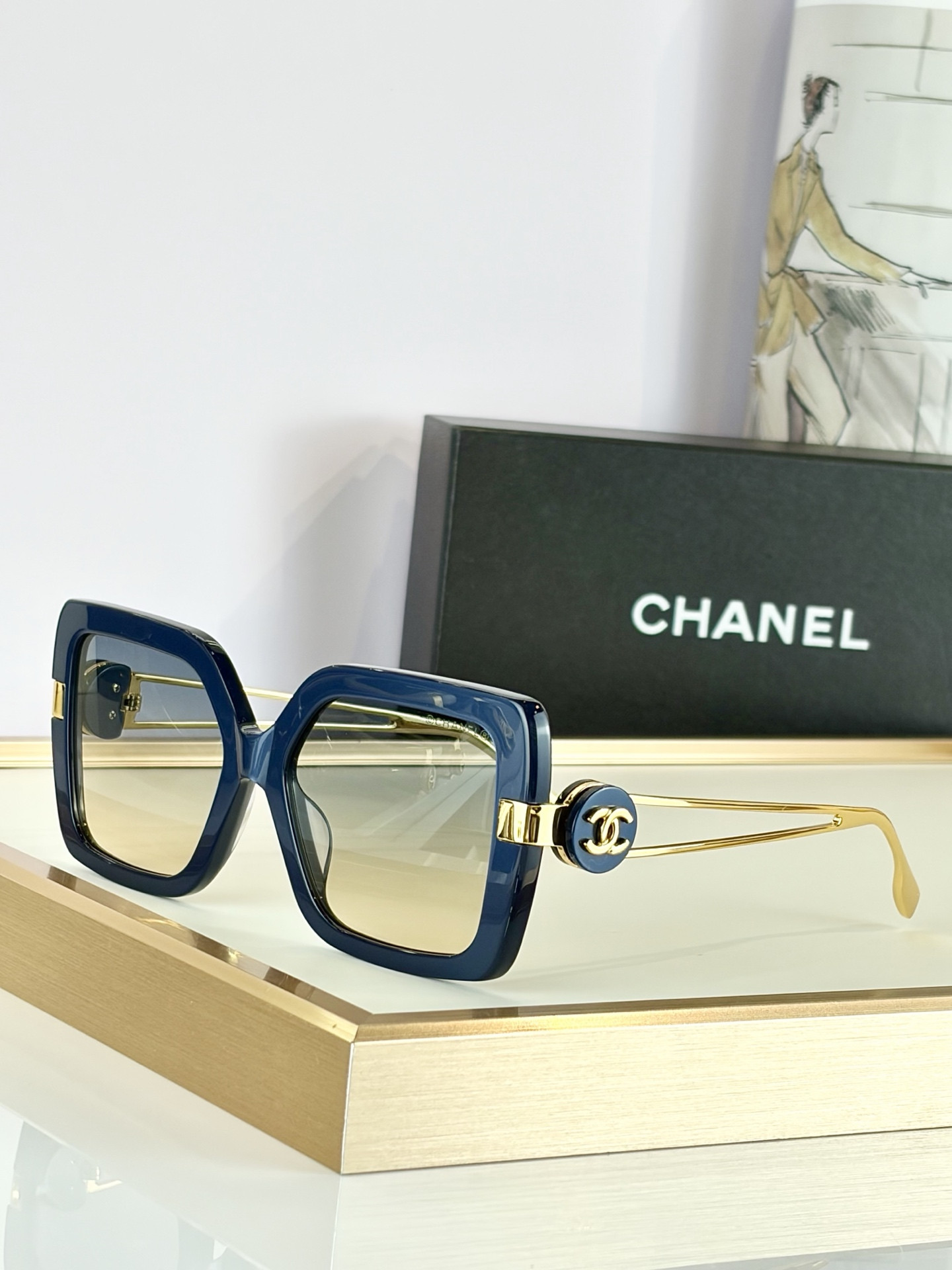Chanel Glasses CH5512-H 56-18-145